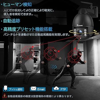 Amazon.co.jp: 【 5MP・5倍光学ズーム・自動追尾 】Ctronics